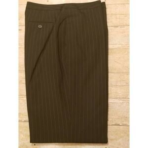 Charter Club Ladies Pants Sz14 Katherine Fit Full Length Lined Black Pin Stripe